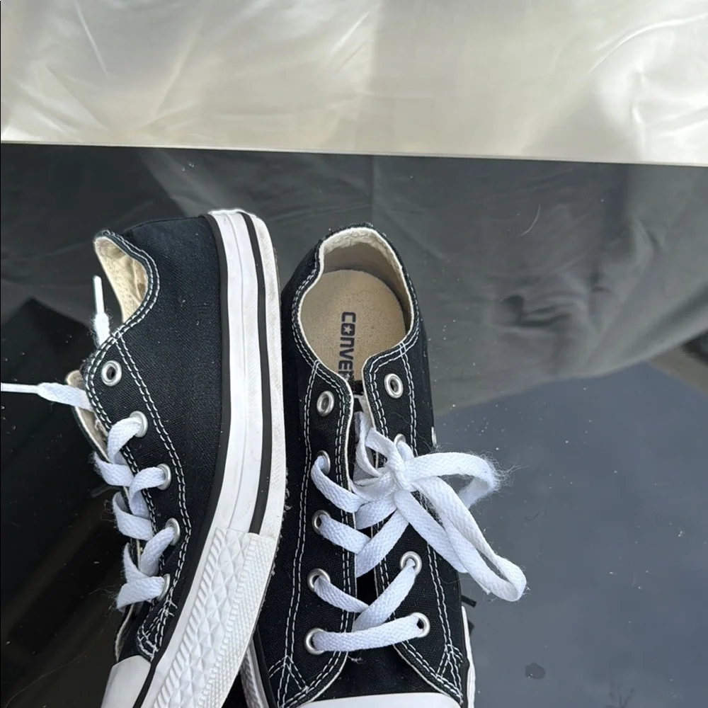 Converse All Star Black Canvas Shoes - Picture 5 of 7